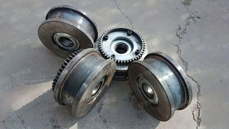 Railway wheel forgings