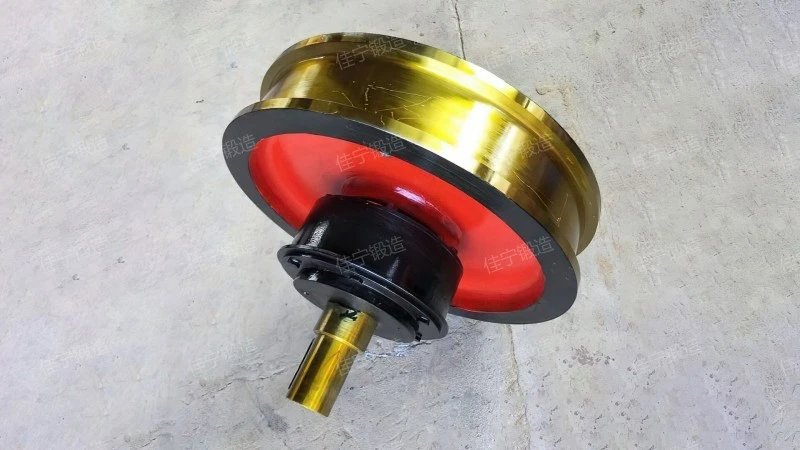 Port crane wheel set