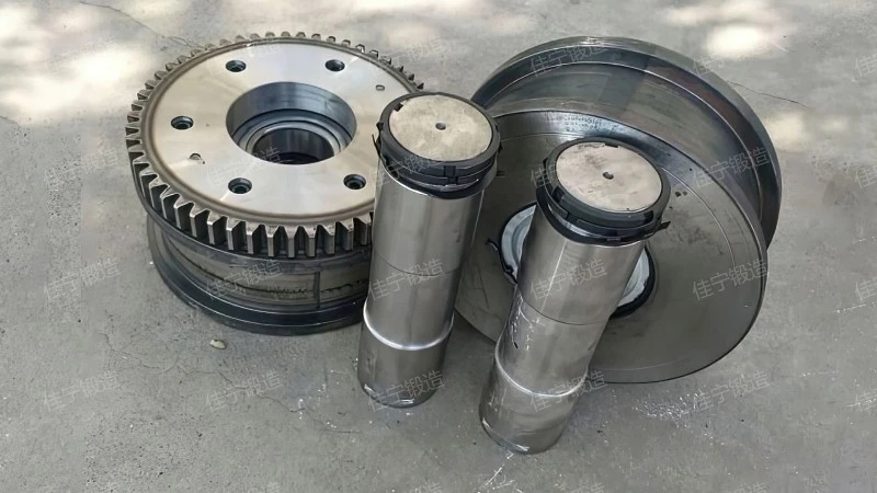 Port crane wheel set