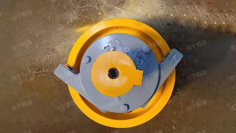 Port crane wheel set