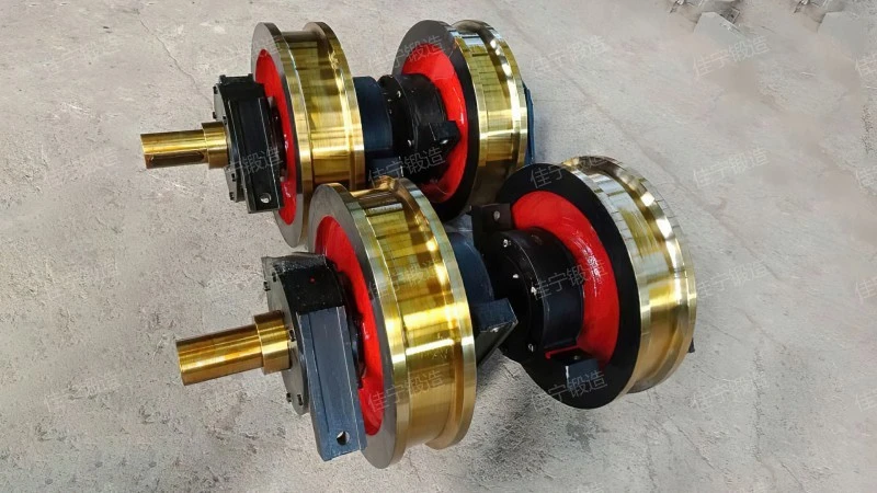 Travelling wheel set