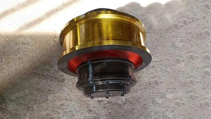 Port crane wheel set