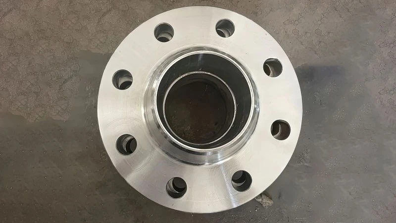 Stainless steel pipe butt welded flange