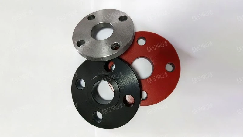 Flat welded carbon steel flange with diameter