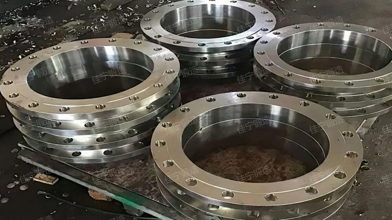 Flat welded carbon steel flange with diameter