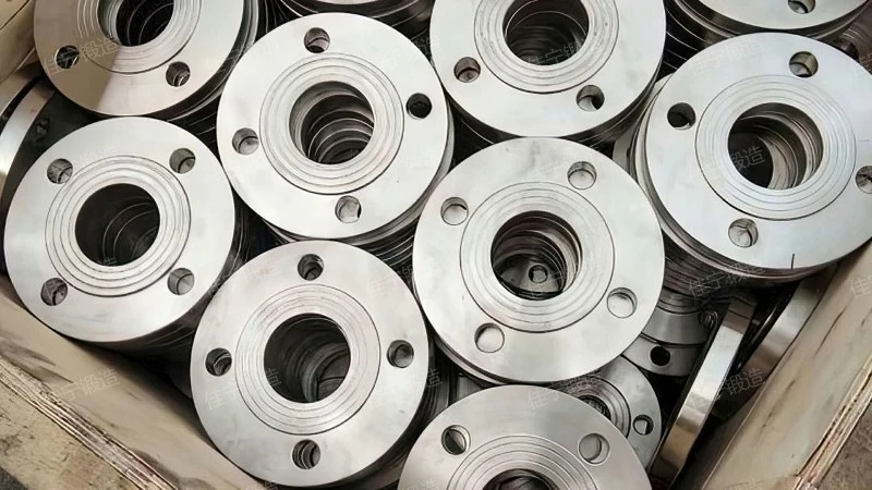 Plain carbon steel flange ring