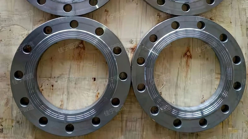 Flat welding threaded flange plate